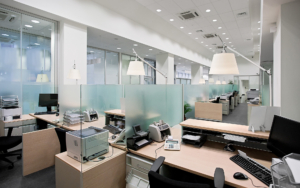 Bank Office Interior Chairs And Desks