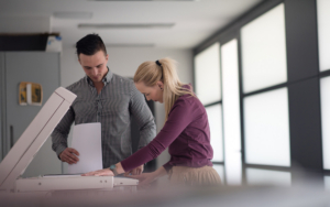 Side View, Business Partners Copy Documents